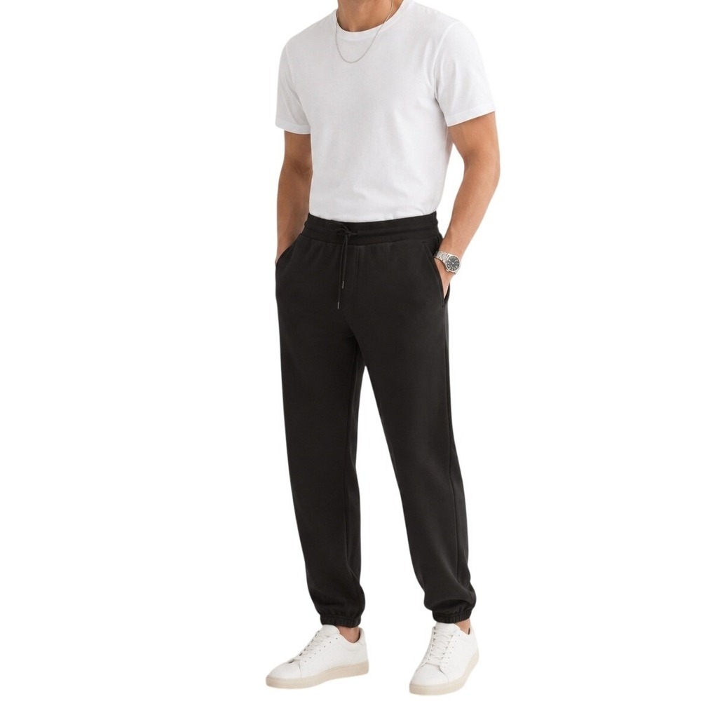 Everlane Off-Duty Joggers Black Organic Cotton Sweatpants Drawstring Men S NWOT